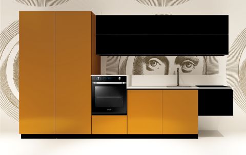 Cucina Replace Design Black Orange